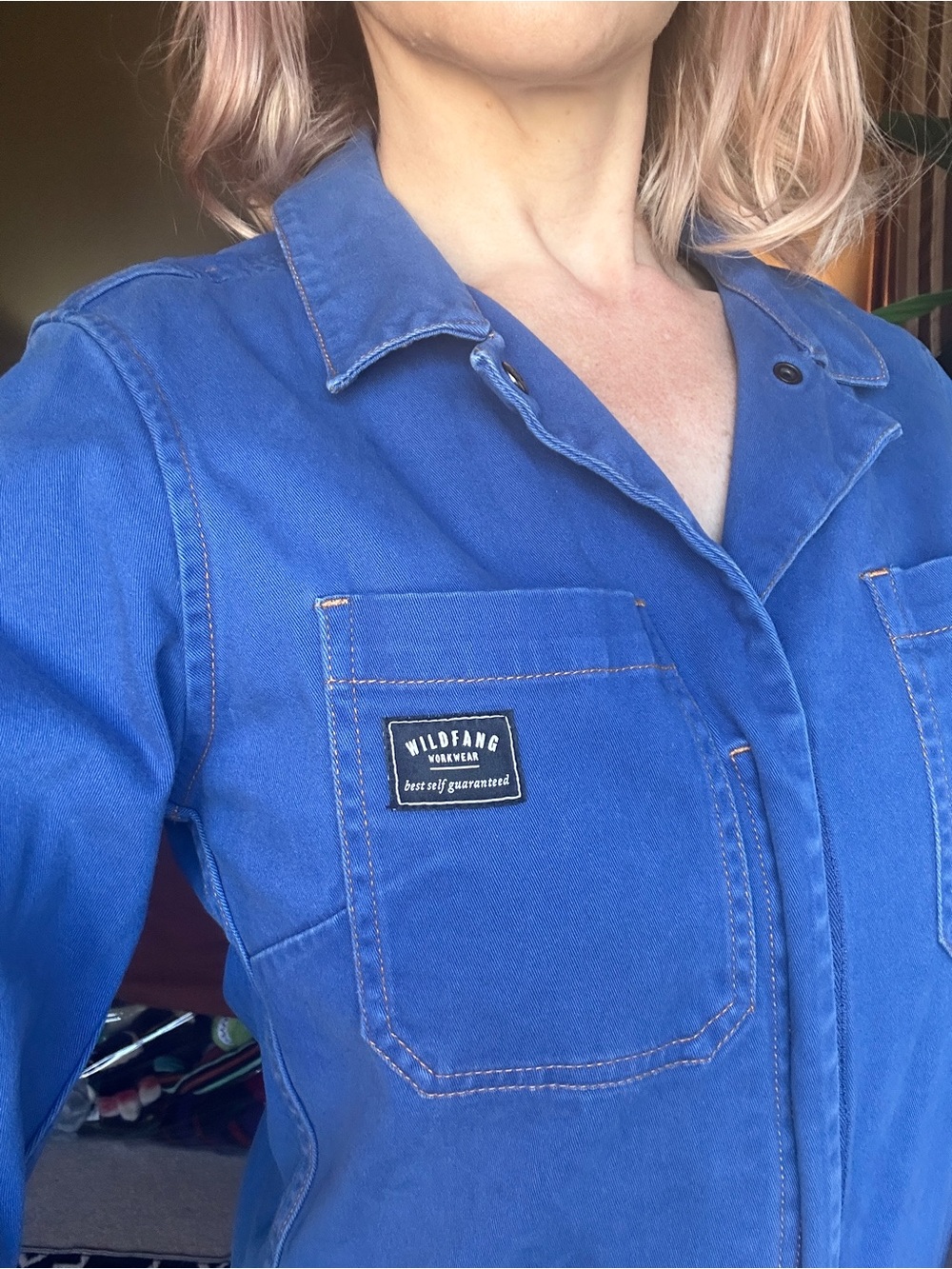 Wildfang ‘Workwear’ Blue Utility Coverall Jumpsuit XS